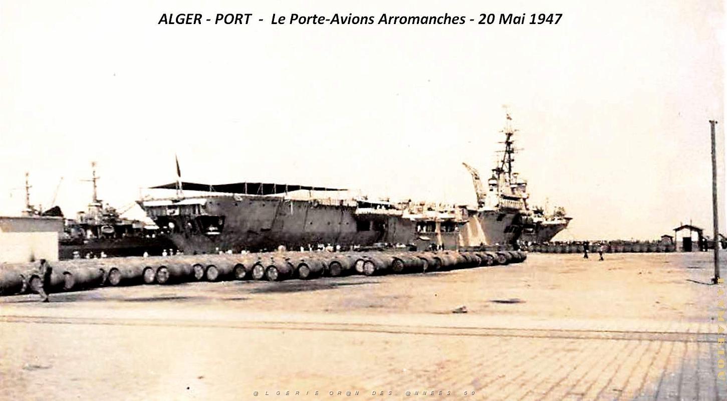 Alger - Port - Arromanches - 20 Mai 1947.jpg